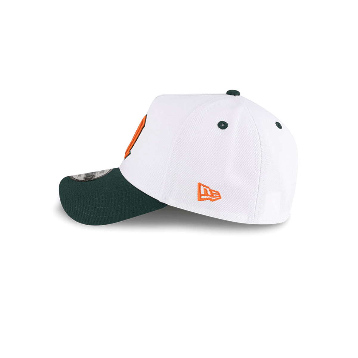 New Era Miami Hurricanes White Old English &quot;M&quot; On-Field 9FORTY Snapback Hat