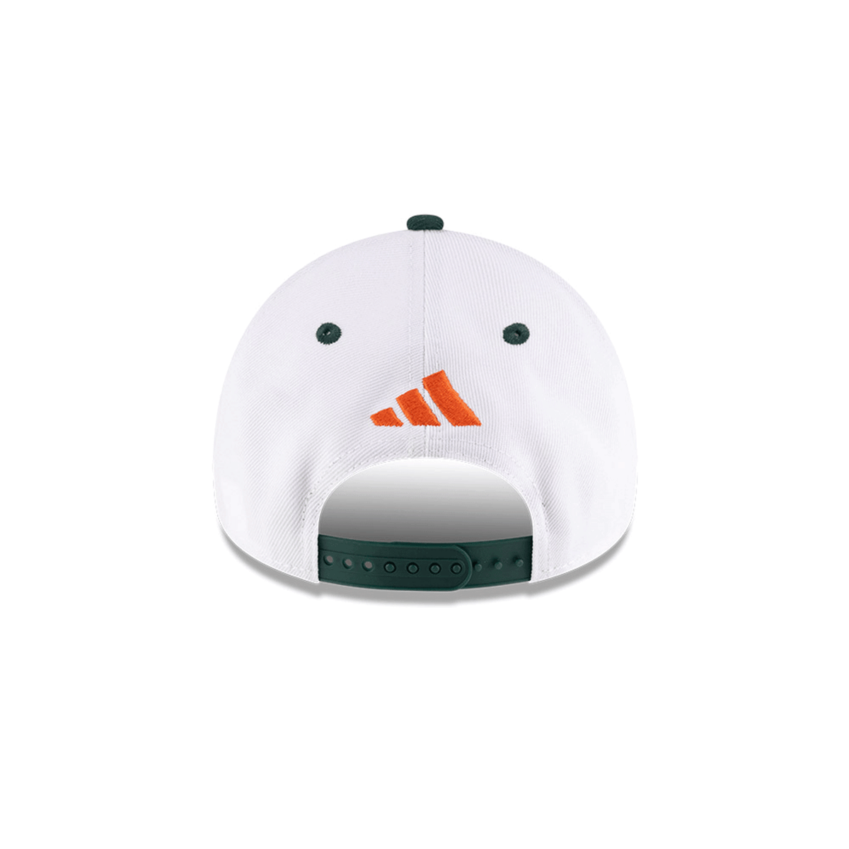 New Era Miami Hurricanes White Old English &quot;M&quot; On-Field 9FORTY Snapback Hat