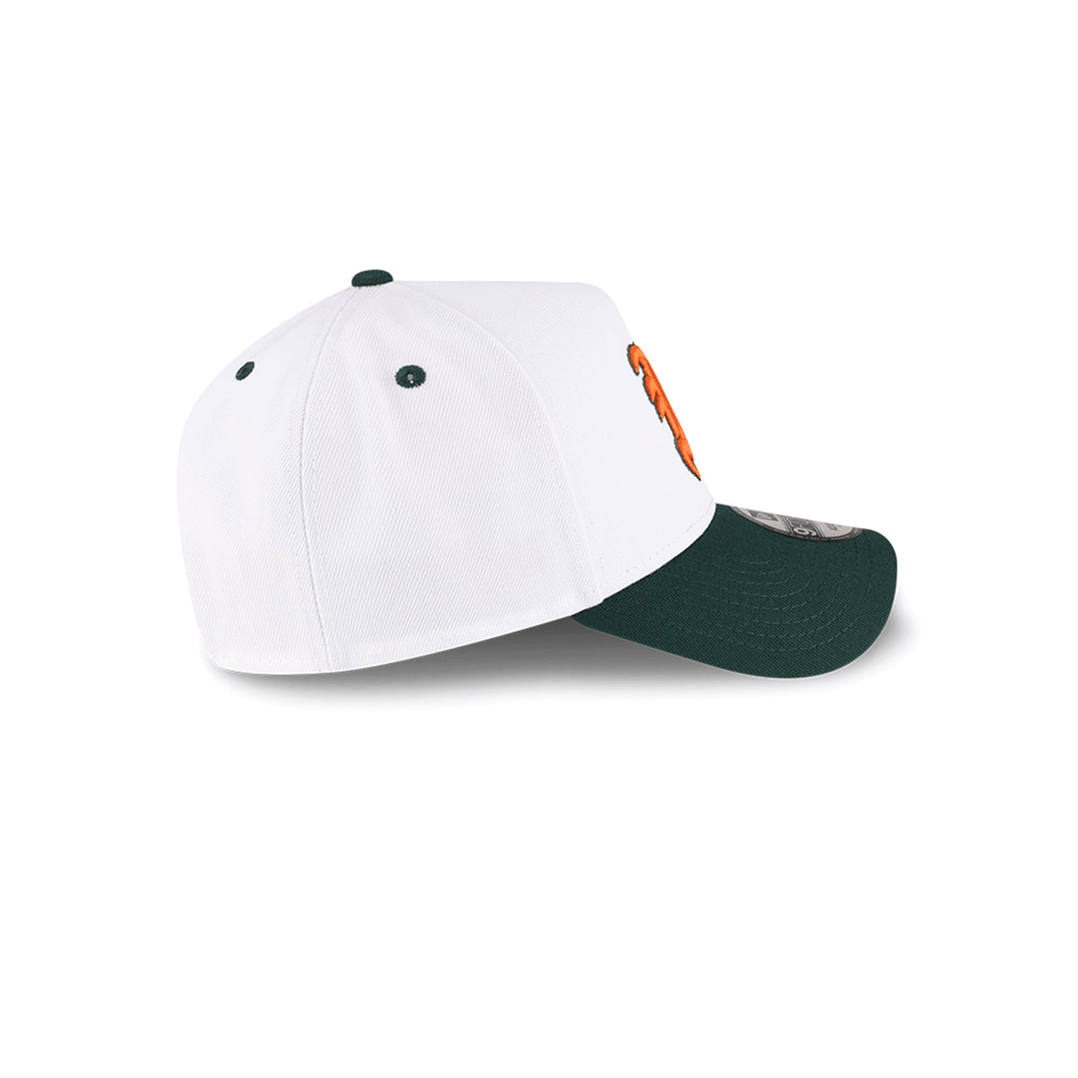 New Era Miami Hurricanes White Old English &quot;M&quot; On-Field 9FORTY Snapback Hat