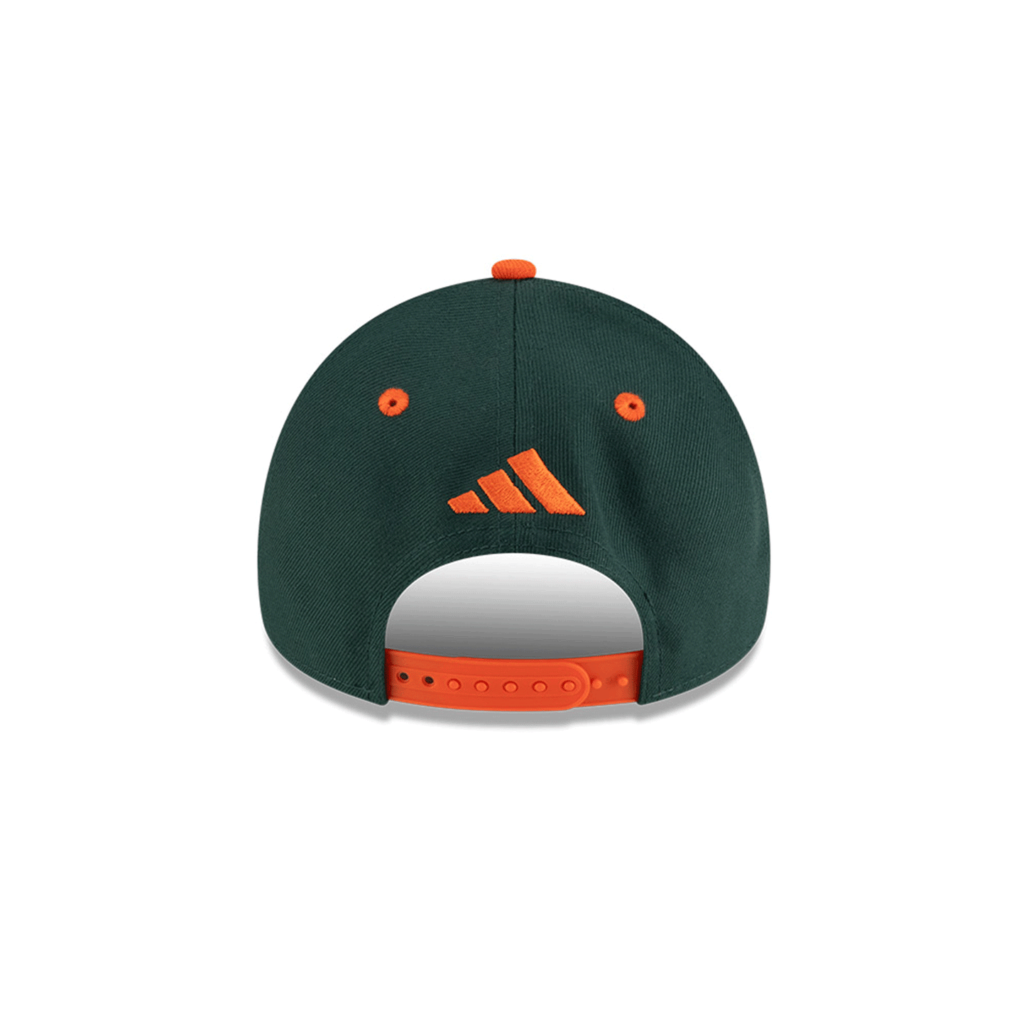 New Era Miami Hurricanes Green Old English "M" On-Field 9FORTY Snapback Hat