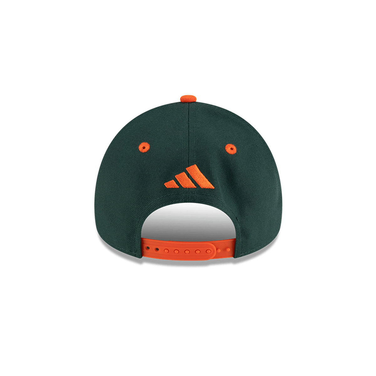 New Era Miami Hurricanes Green Old English &quot;M&quot; On-Field 9FORTY Snapback Hat