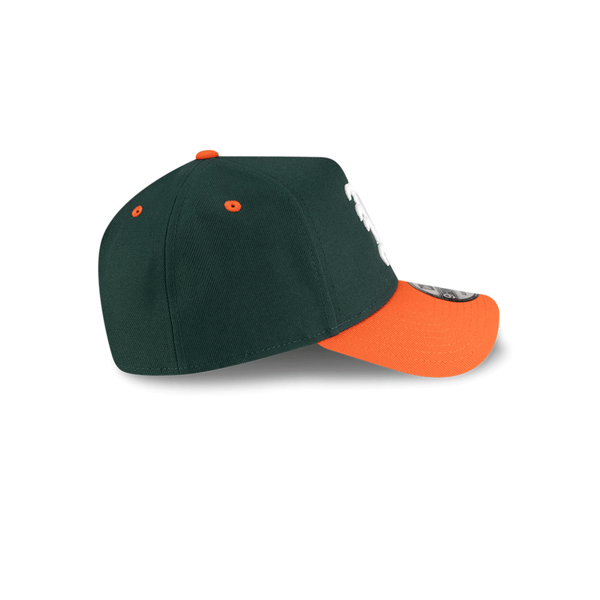 New Era Miami Hurricanes Green Old English &quot;M&quot; On-Field 9FORTY Snapback Hat