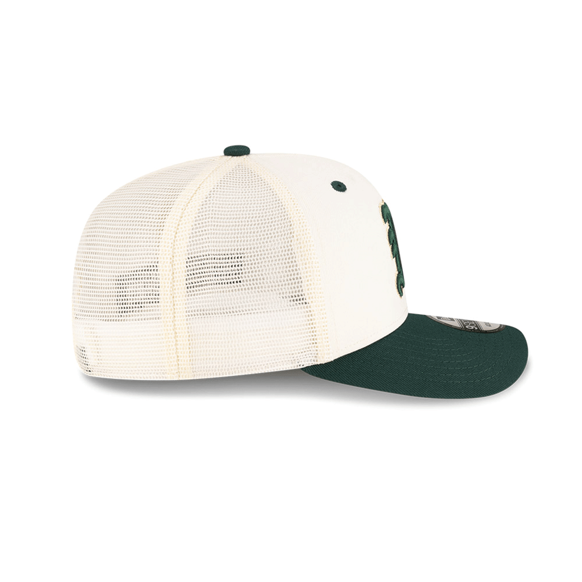 New Era Miami Hurricanes White Old English &quot;M&quot; On-Field 9SEVENTY Trucker
 Snapback Hat
