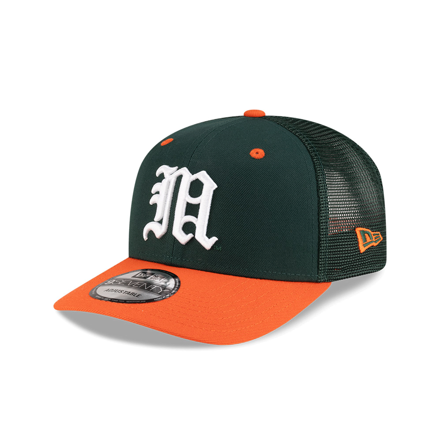 【中古】 Rap Miami Style New Era Miami Hurricanes Green Old English 