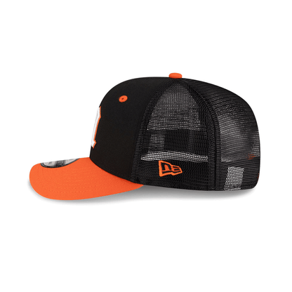 New Era Miami Hurricanes Black Old English "M" On-Field 9SEVENTY Trucker
 Snapback Hat