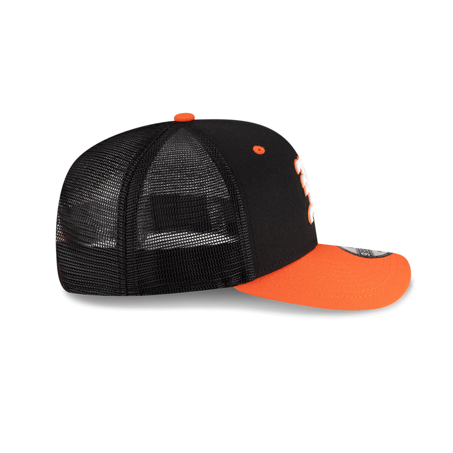 New Era Miami Hurricanes Black Old English "M" On-Field 9SEVENTY Trucker
 Snapback Hat
