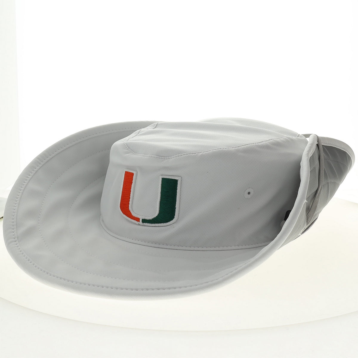 Legacy Miami Hurricanes White The U Wide Brim Boonie Bucket Hat