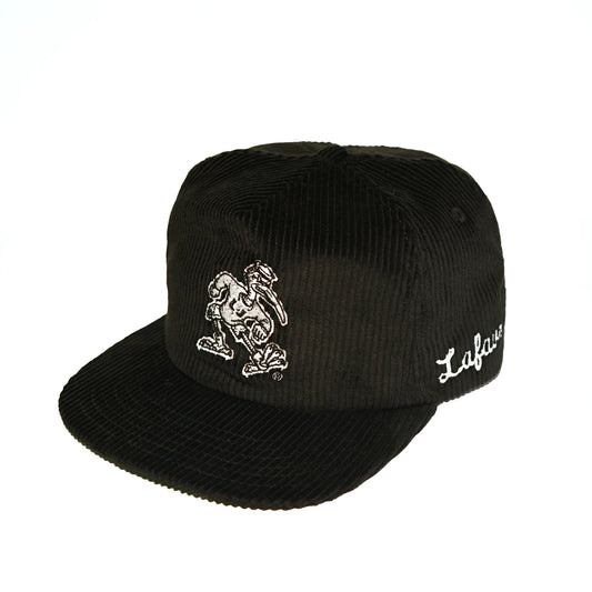 Lafavre Miami Hurricanes Black Corduroy Ibis Adjustable Cap