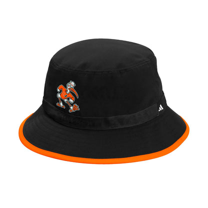 adidas Miami Hurricanes Black Sebastian Bucket Hat