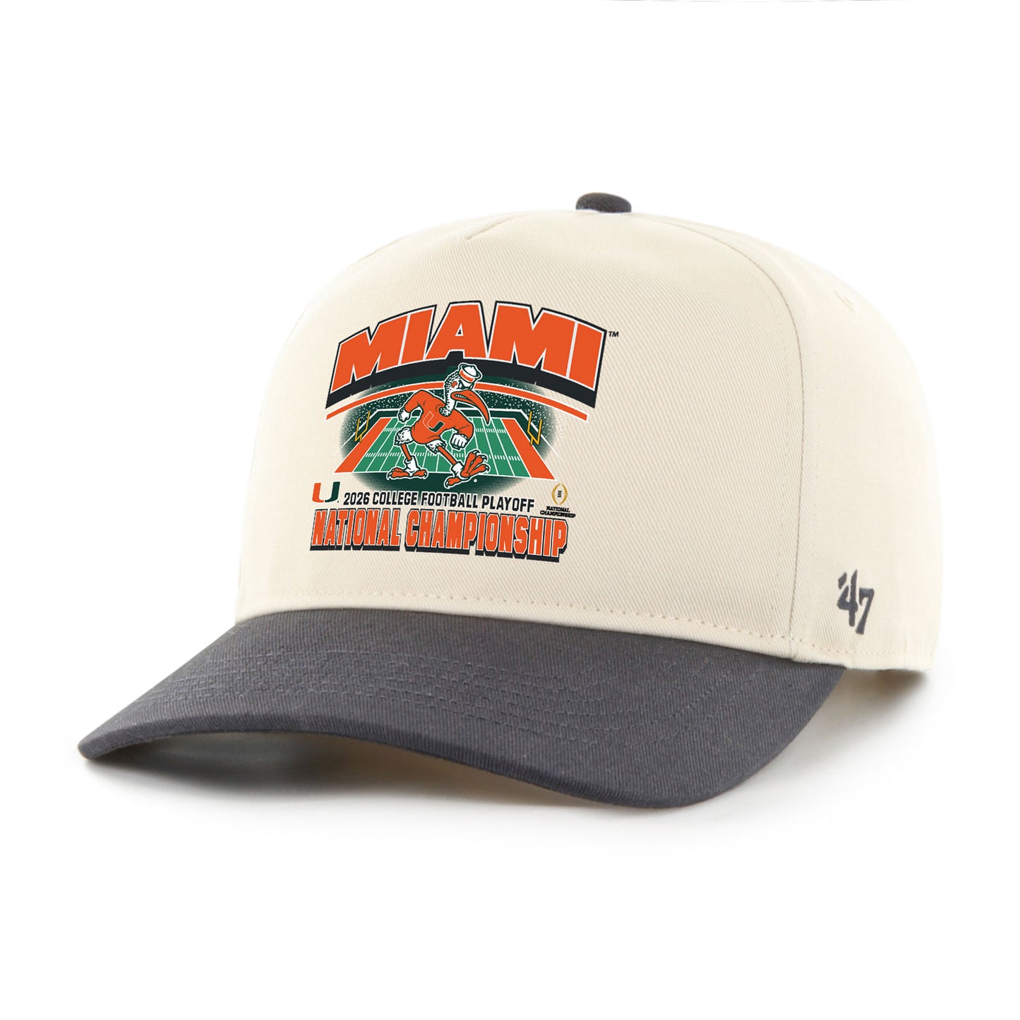 '47 Brand Miami Hurricanes Cream 2026 National Championship Hat