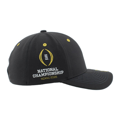 Zephyr Miami Hurricanes Charcoal Grey 2026 National Championship U Logo Competitor Hat