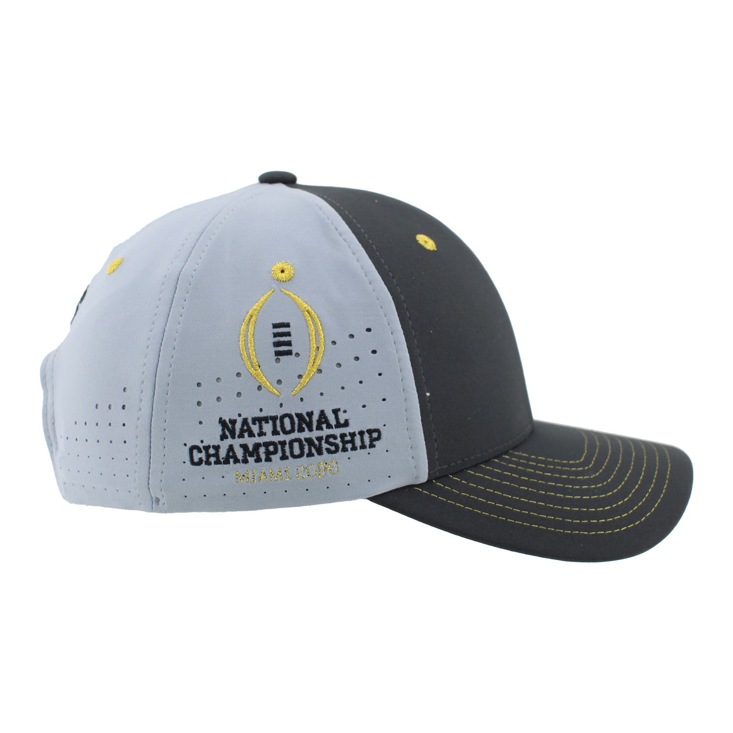 Zephyr Miami Hurricanes Charcoal Grey 2026 National Championship U Logo Draft Hat