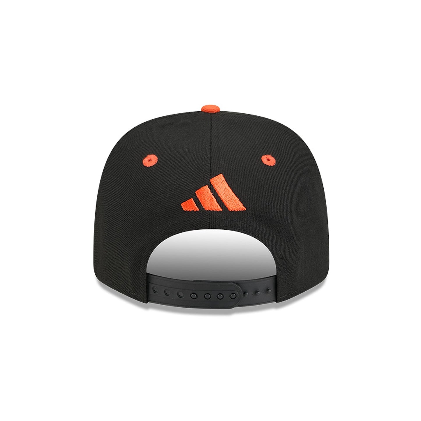 New Era Miami Hurricanes Black and Orange Old English "M" 9SEVENTY Adjustable Hat