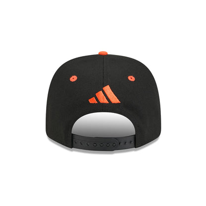 New Era Miami Hurricanes Black and Orange Old English "M" 9SEVENTY Adjustable Hat