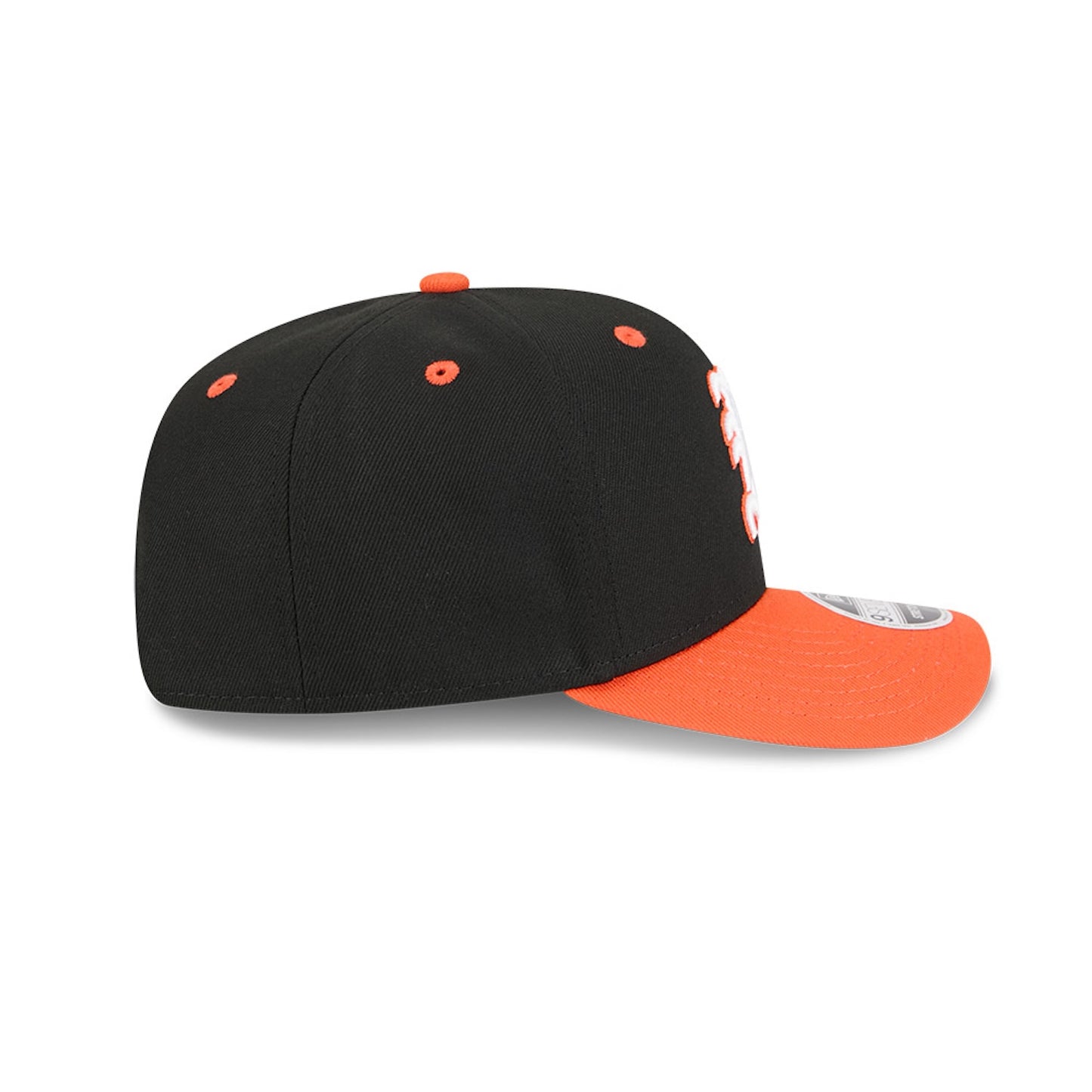 New Era Miami Hurricanes Black and Orange Old English "M" 9SEVENTY Adjustable Hat