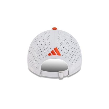 New Era Miami Hurricanes White and Orange Maniac 9TWENTY Adjustable Hat