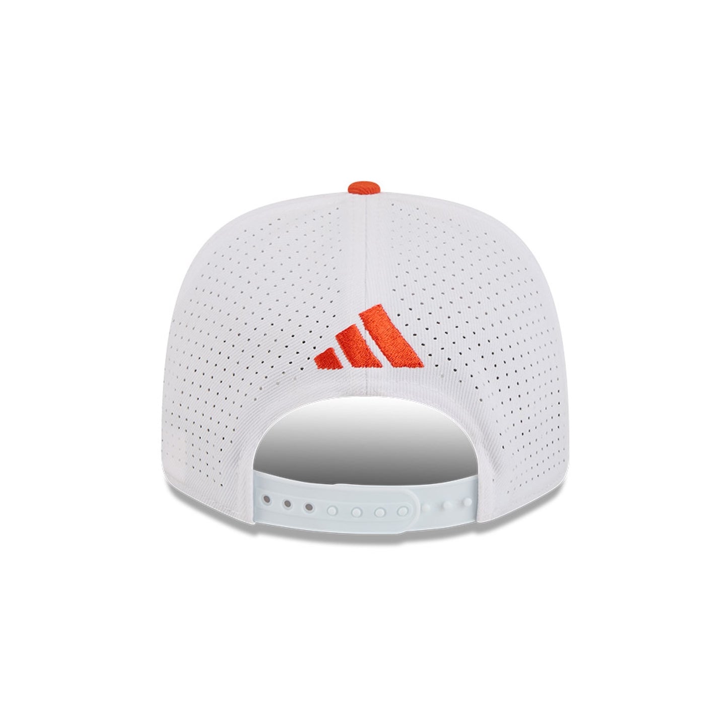 New Era Miami Hurricanes White and Orange Maniac 9SEVENTY Adjustable Hat