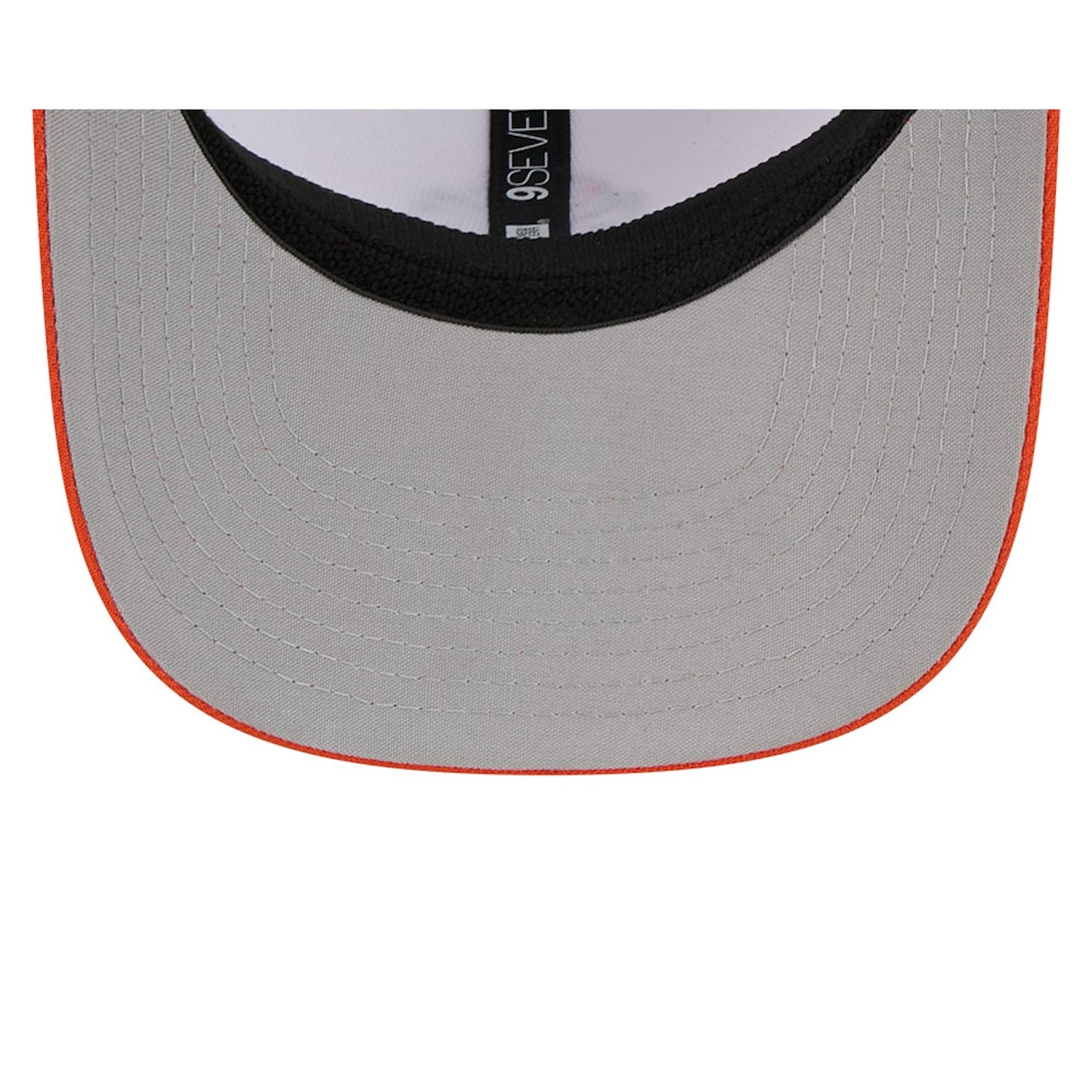 New Era Miami Hurricanes White and Orange Maniac 9SEVENTY Adjustable Hat