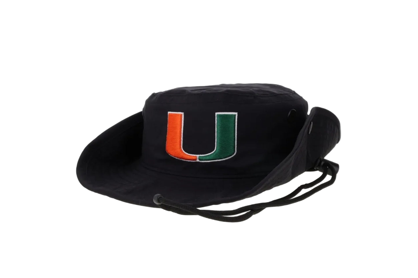 Legacy Miami Hurricanes Black U Cool Fit Boonie Hat