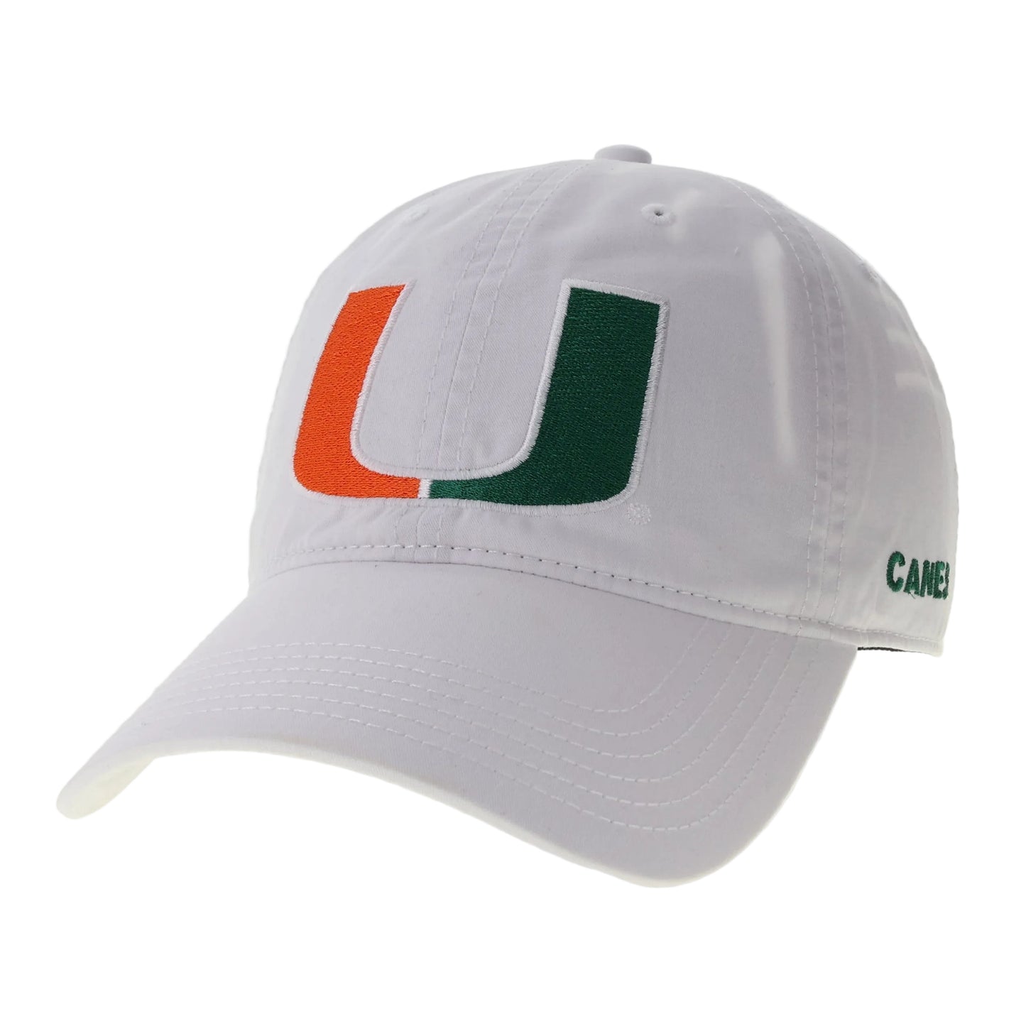 Legacy Miami Hurricanes White U Terra Twill Adjustable Hat