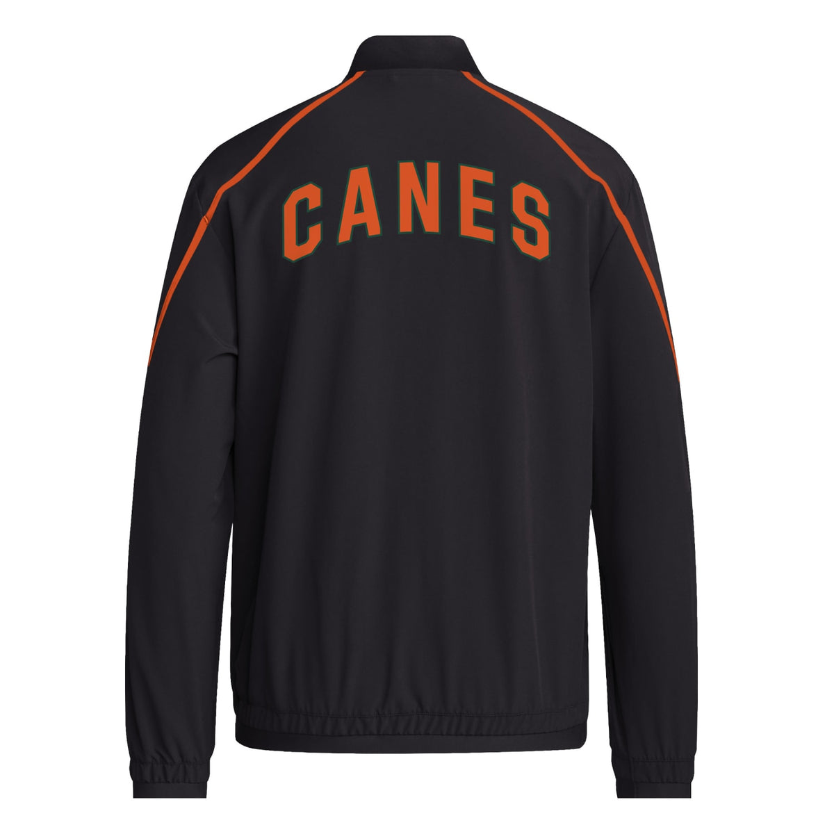 adidas Miami Hurricanes Full Zip Black Jacket