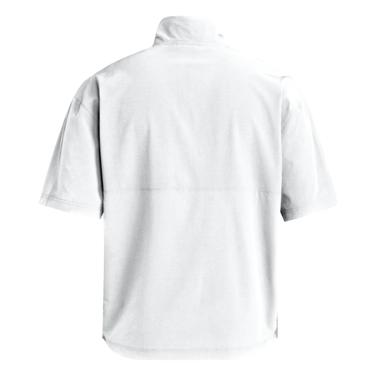 adidas Miami Hurricanes White Coaches Sideline Half-Zip Short Sleeve Jacket