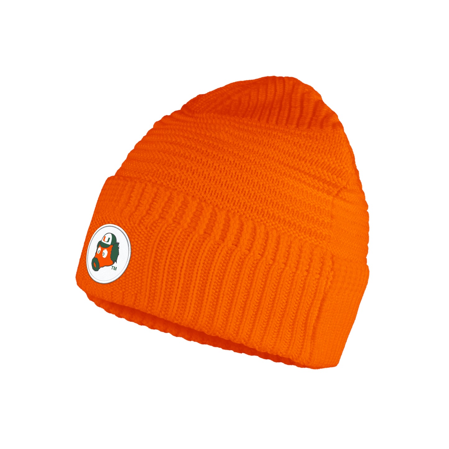 adidas Miami Hurricanes Orange Knit Maniac Beanie