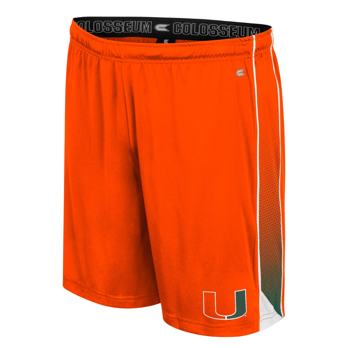 Colosseum University Of Miami Orange Drawstring Shorts