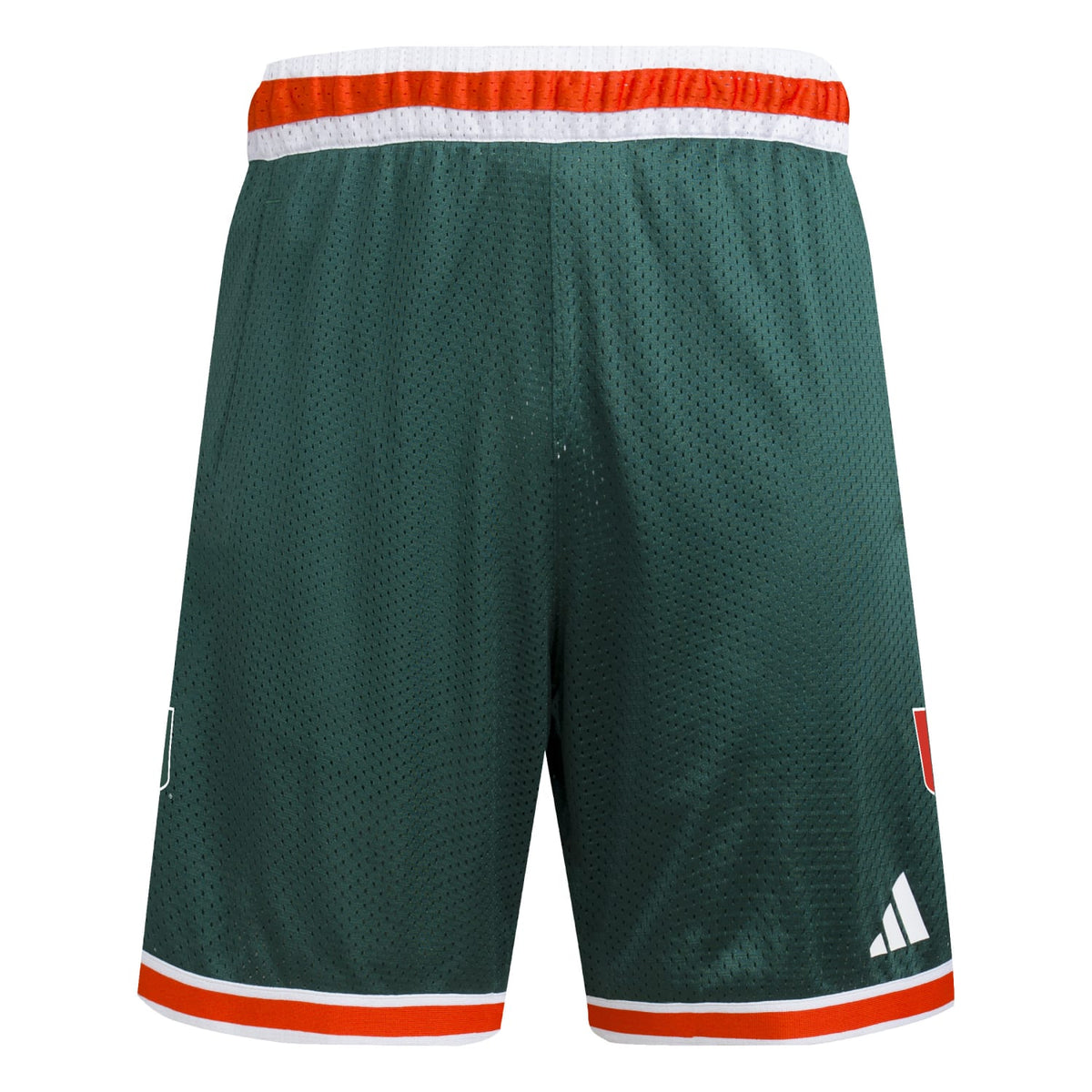 adidas Miami Hurricanes Green Swingman Shorts