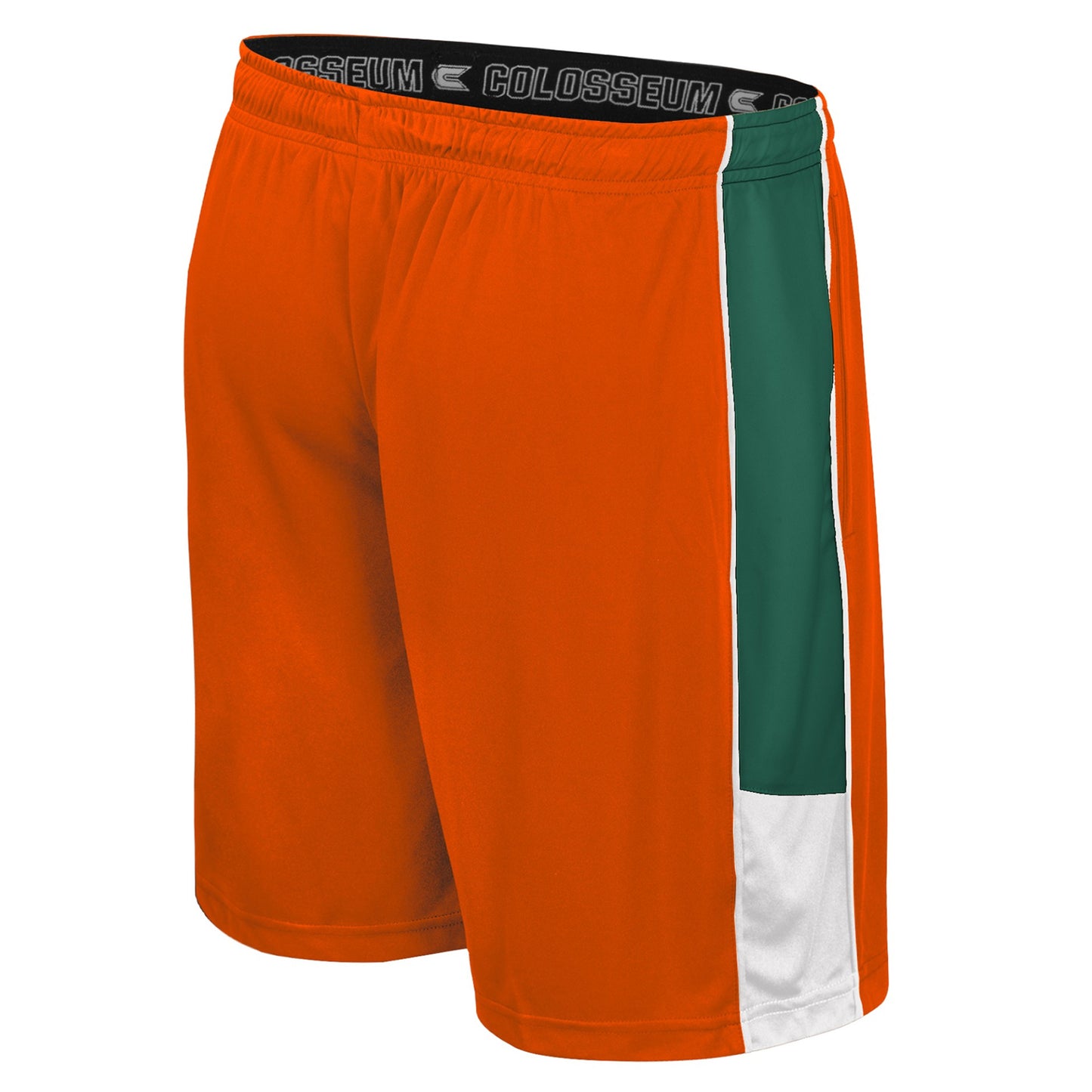 Colosseum Miami Hurricanes Orange Miami U Logo Shorts