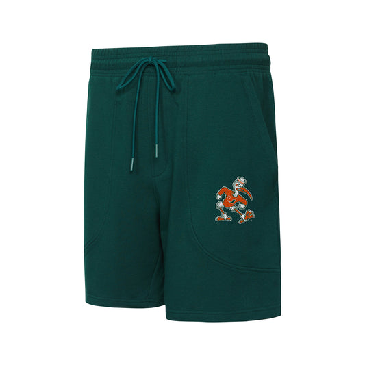 Concepts Sport Miami Hurricanes Green Sebastian the Ibis Lounge Shorts