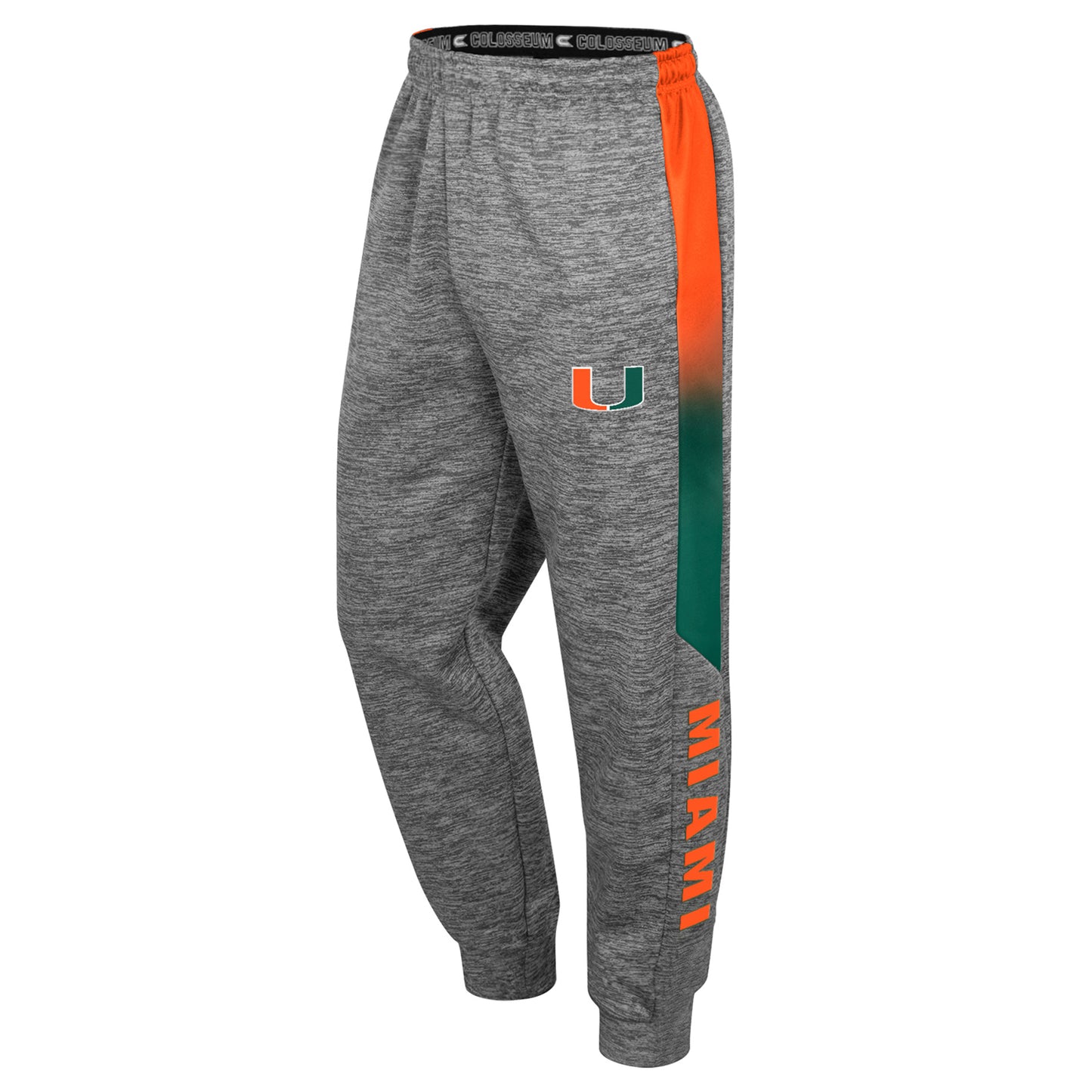 Colosseum Miami Hurricanes Grey U Jogger Pants