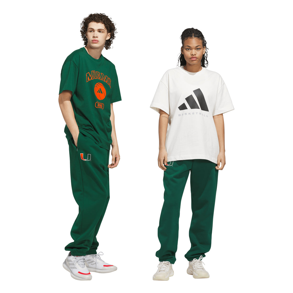 adidas Miami Hurricanes Green U Training Pants