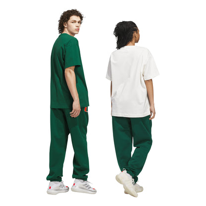 adidas Miami Hurricanes Green U Training Pants