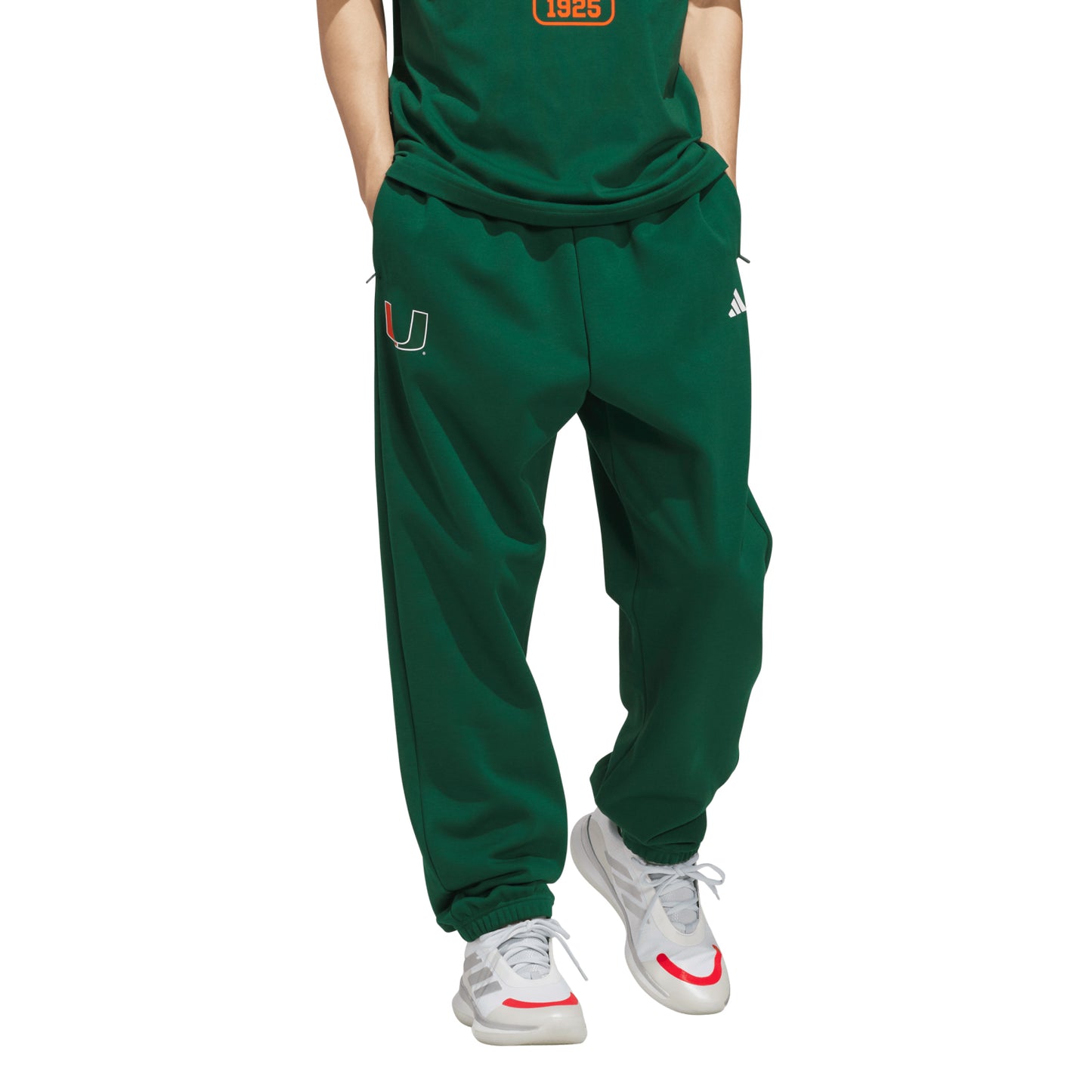 adidas Miami Hurricanes Green U Training Pants