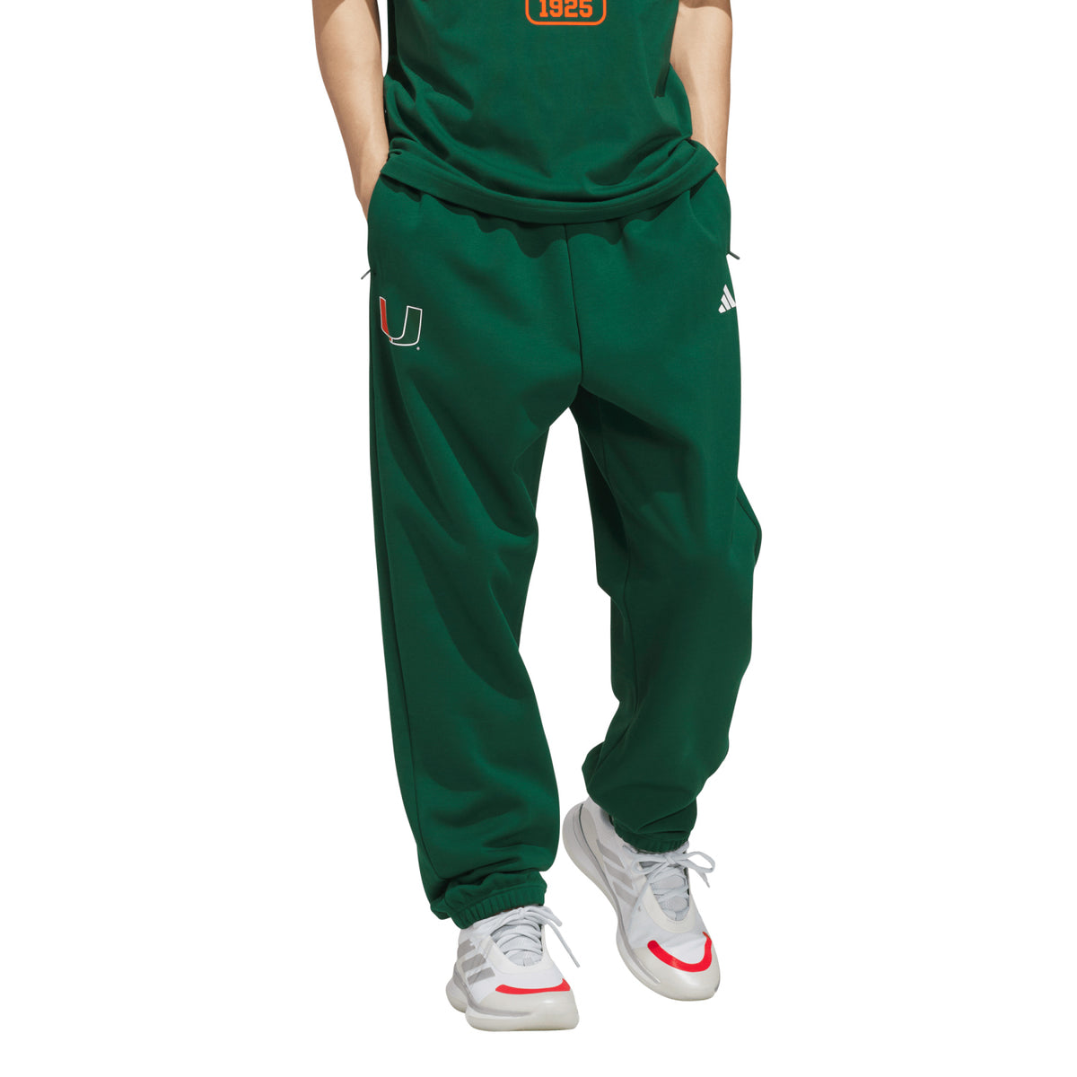 adidas Miami Hurricanes Green U Training Pants