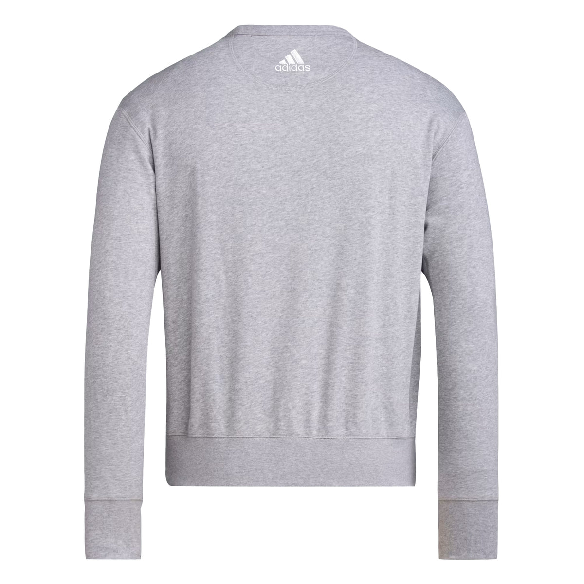 adidas Miami Hurricanes Grey Sebastian Miami Canes Crewneck Sweatshirt