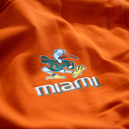 adidas Miami Hurricanes Orange 2001 Collection Sebastian Hoodie
