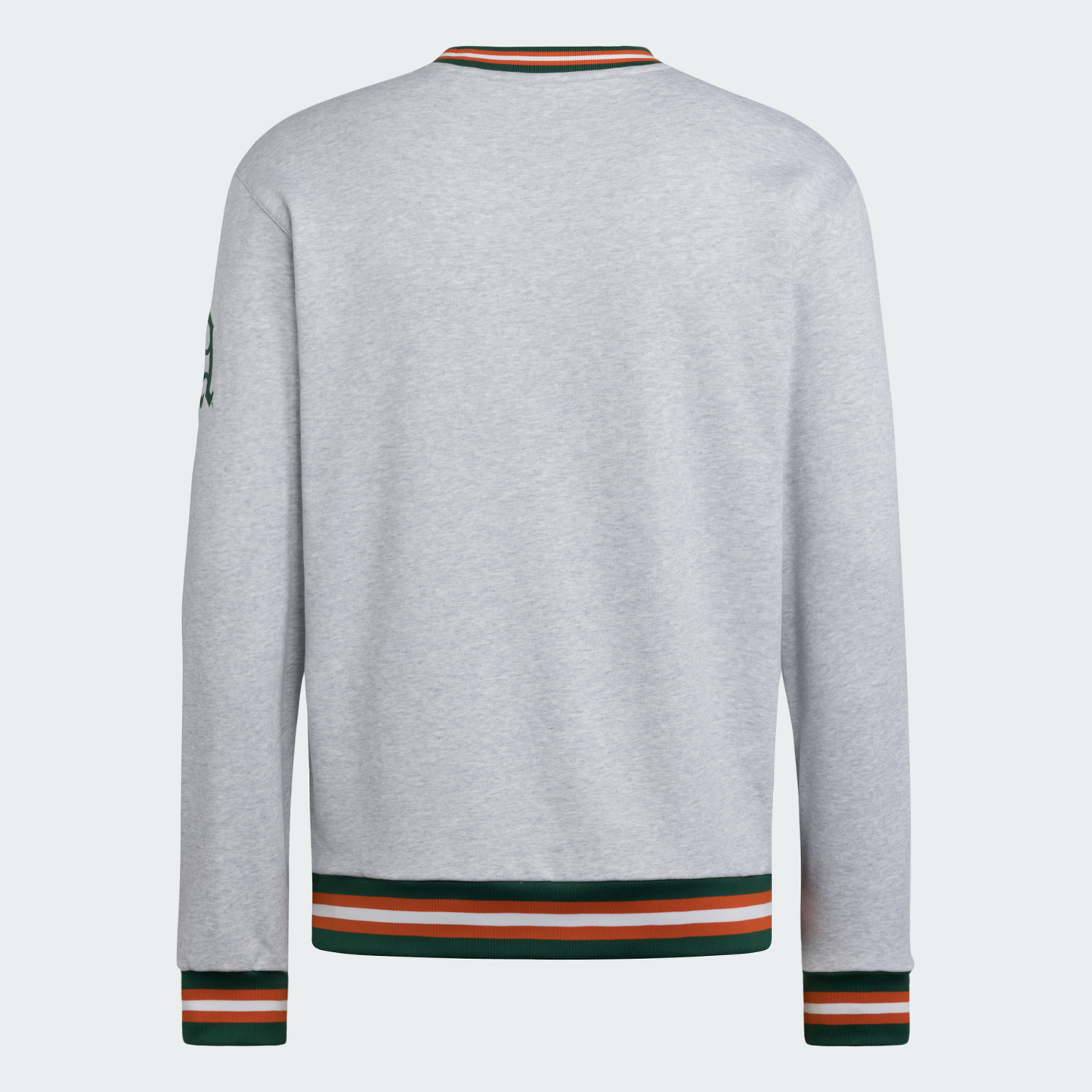 adidas Miami Hurricanes Grey “MIAMI” Crewneck Sweatshirt