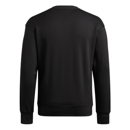 adidas Miami Hurricanes Black Sideline Crewneck Sweatshirt