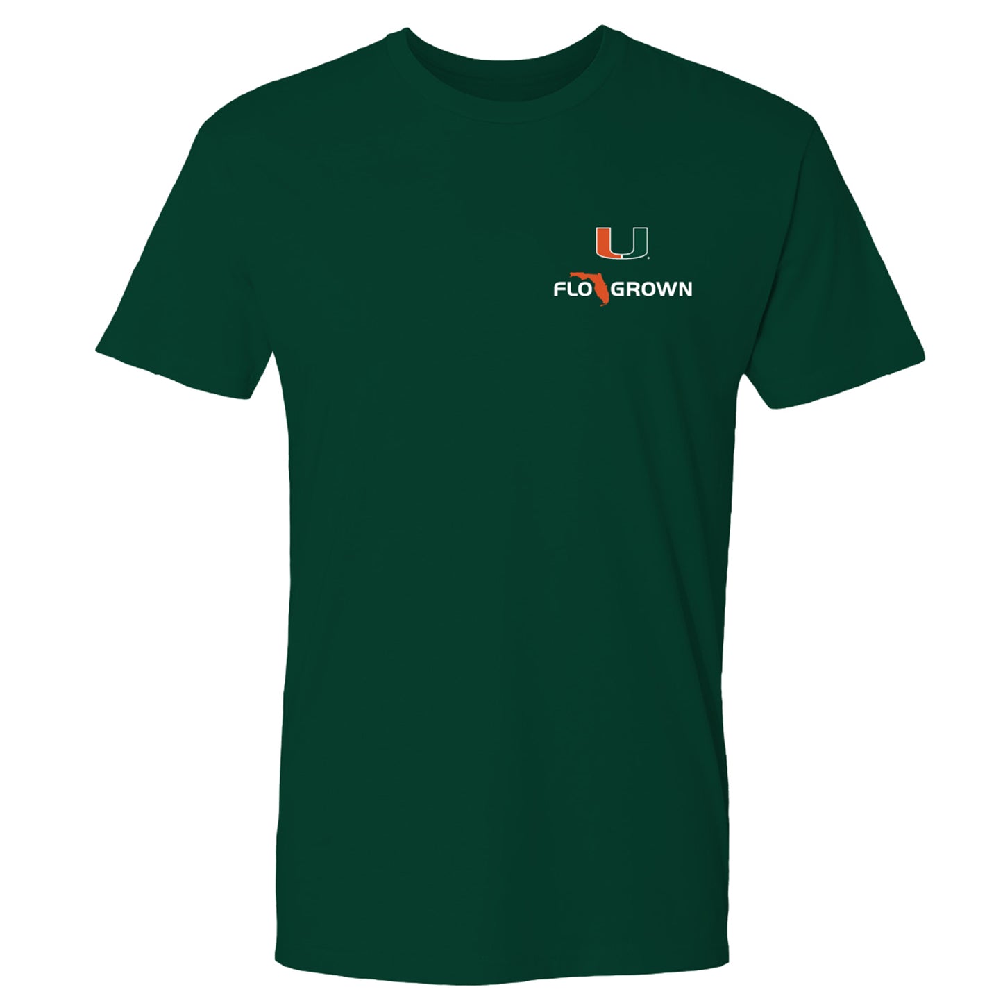 FloGrown Miami Hurricanes Green Cornhole Rivalry T-Shirt