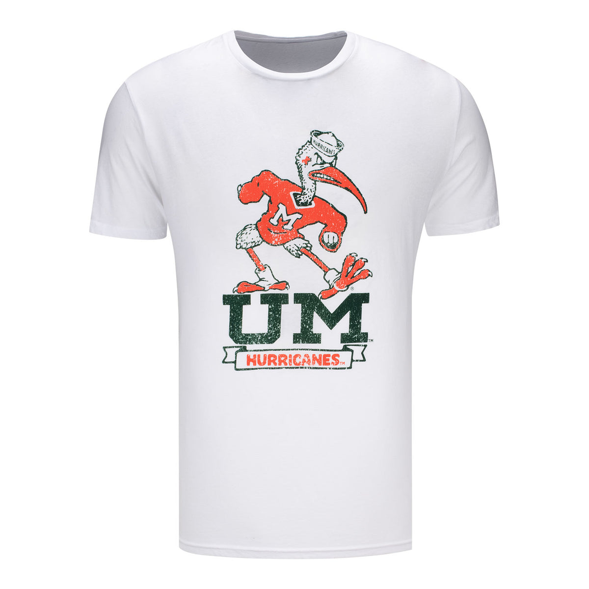 Blue 84 University of Miami White Vintage T-Shirt