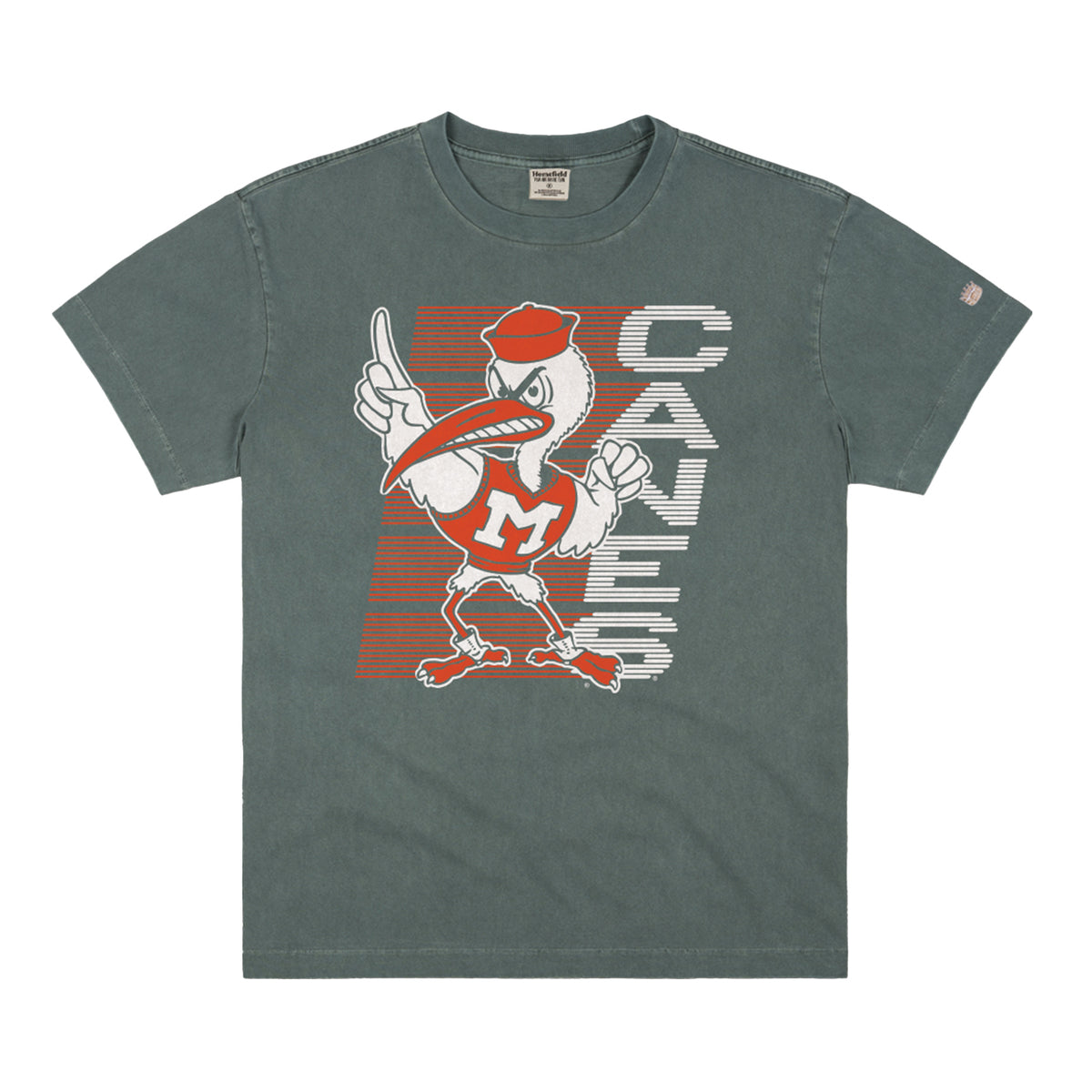 Homefield Miami Hurricanes Green Vintage Sebastian Canes T-Shirt