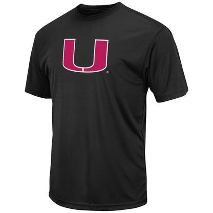 Colosseum Miami Hurricanes Black Pink U T-Shirt