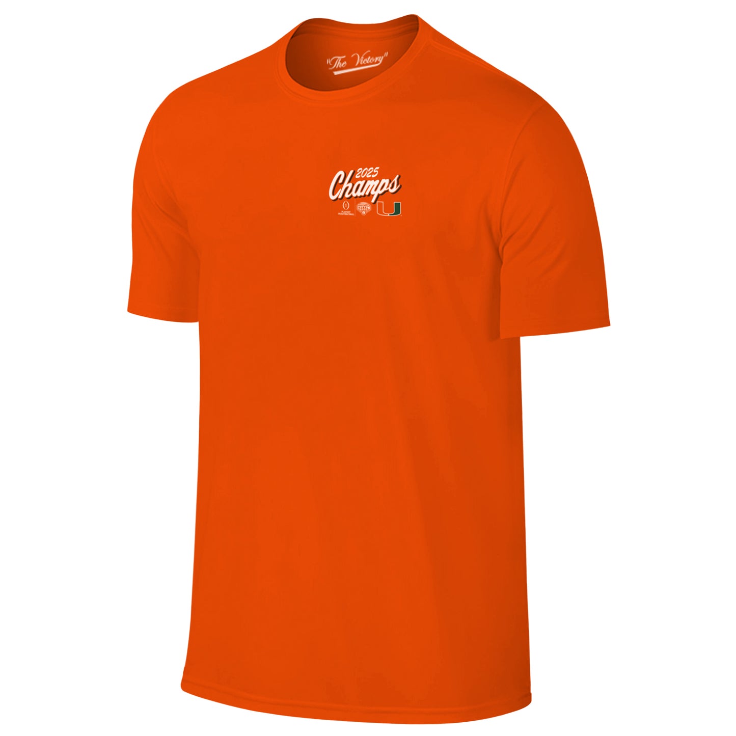 Retro Brands Miami Hurricanes Orange 2025 Goodyear Cotton Bowl Champions T-Shirt