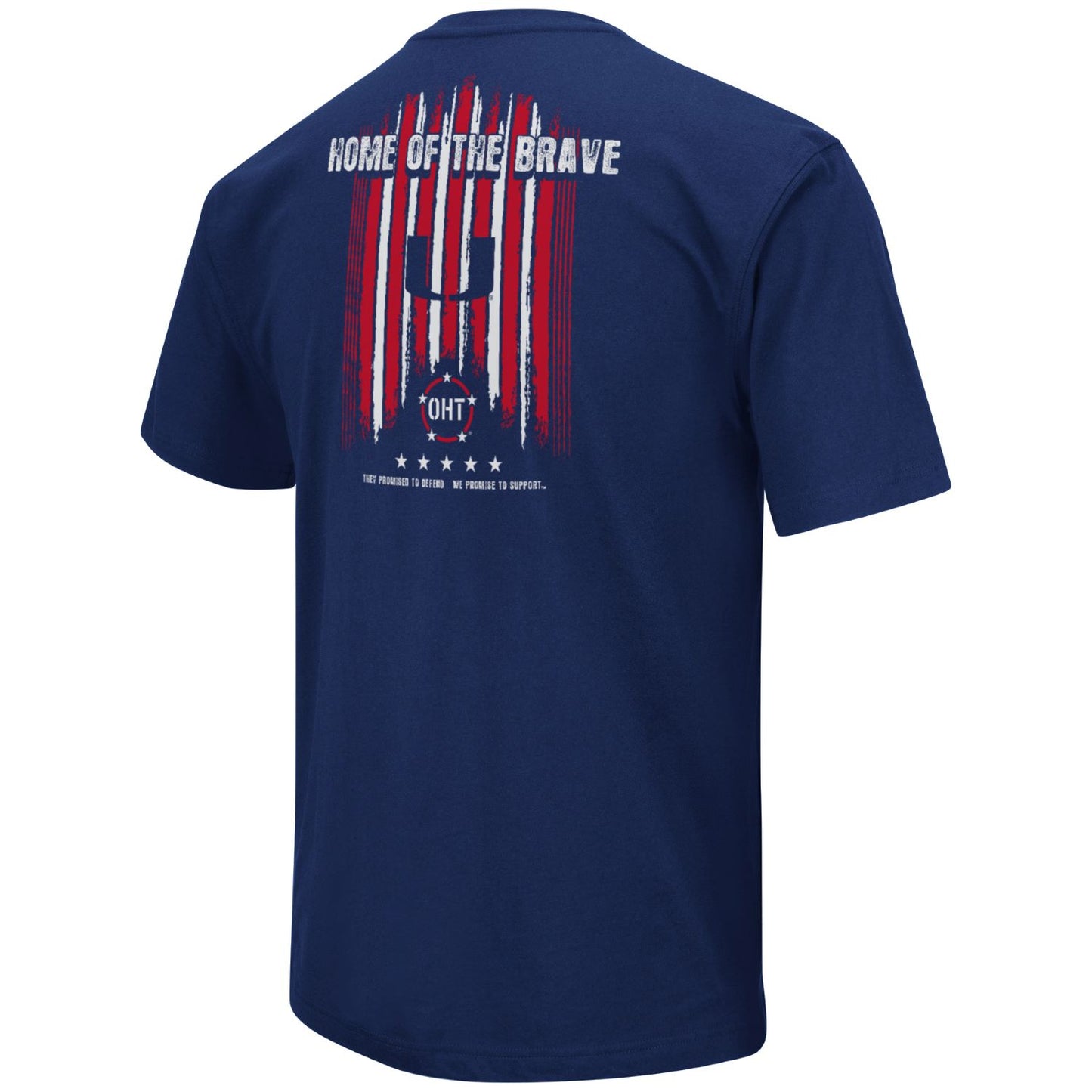 Colosseum Miami Hurricanes 'Home of the Brave' Navy T-Shirt