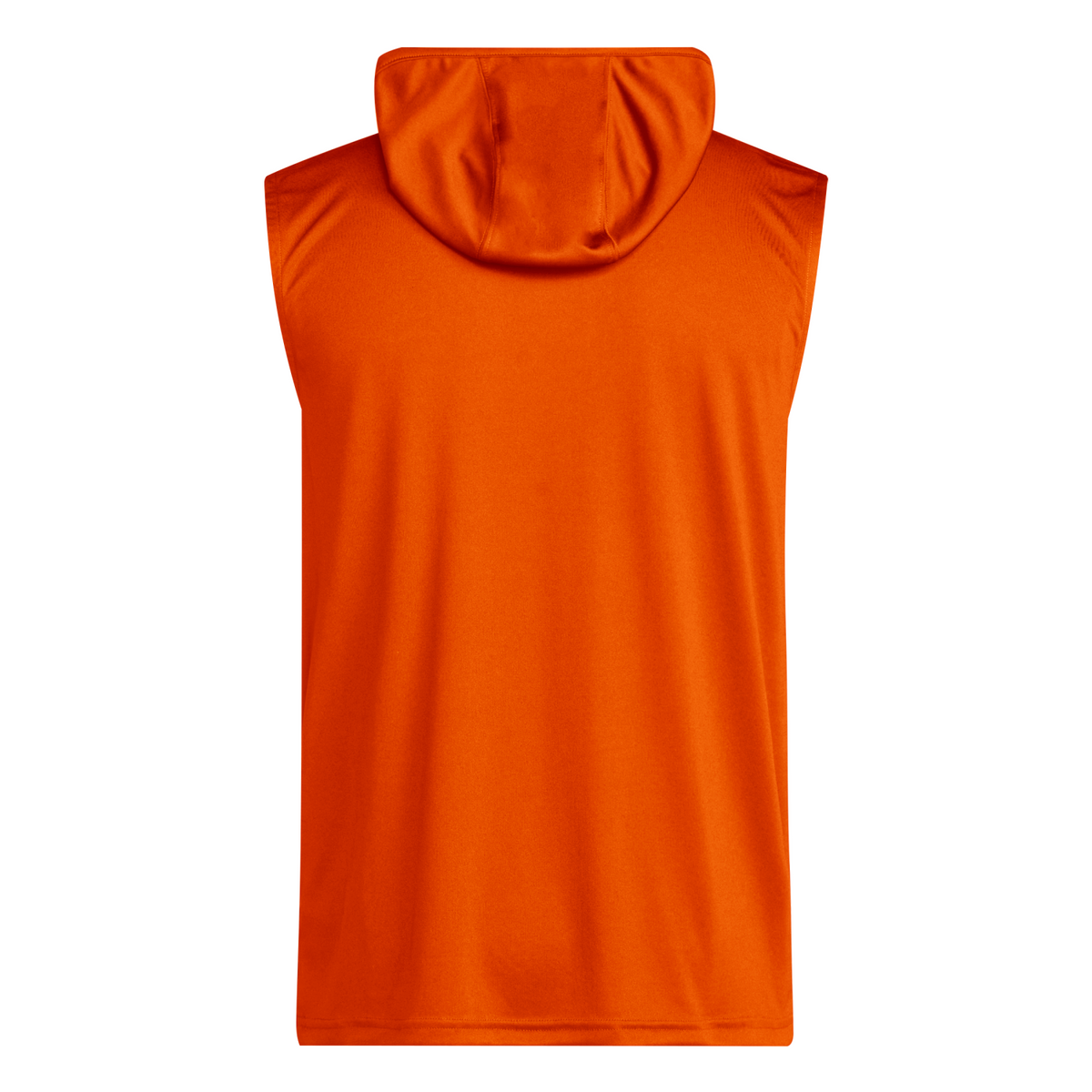 adidas Miami Hurricanes Orange Sleeveless Hoodie Shirt