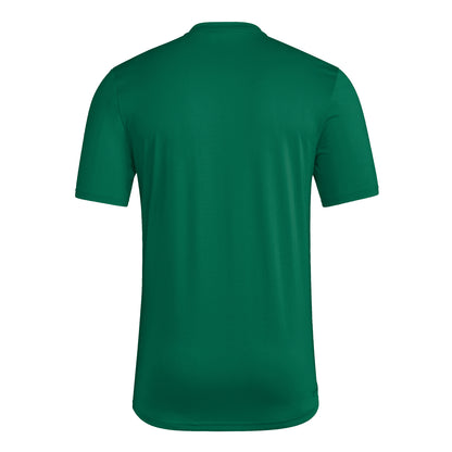 adidas Miami Hurricanes Green Sebastian Performance Shirt