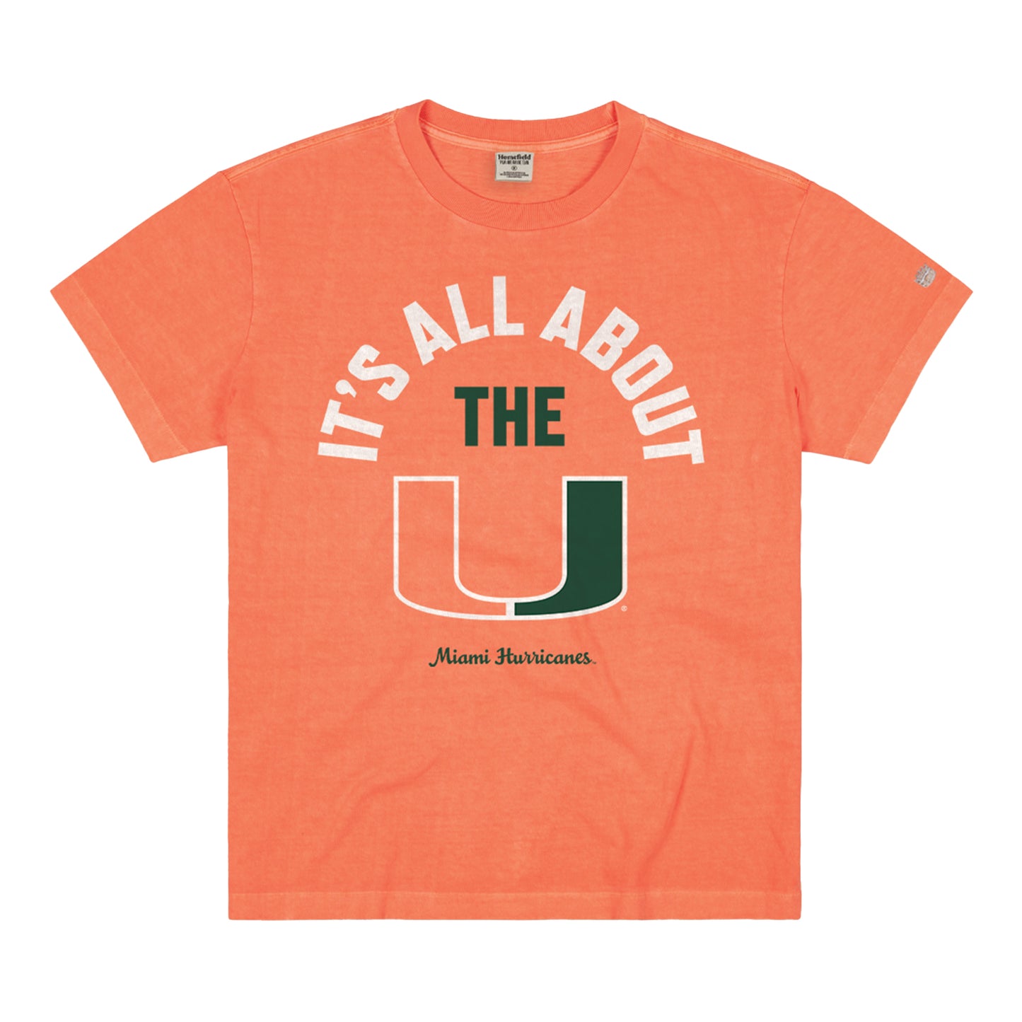 Homefield Miami Hurricanes Orange It’s All About The U T-Shirt