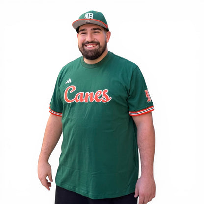 adidas Miami Hurricanes Green Canes Replica Jersey